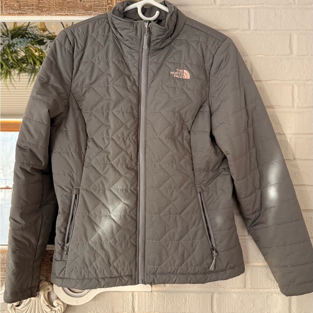 The North Face Women's Charcoal Quilted Puffer Jacket